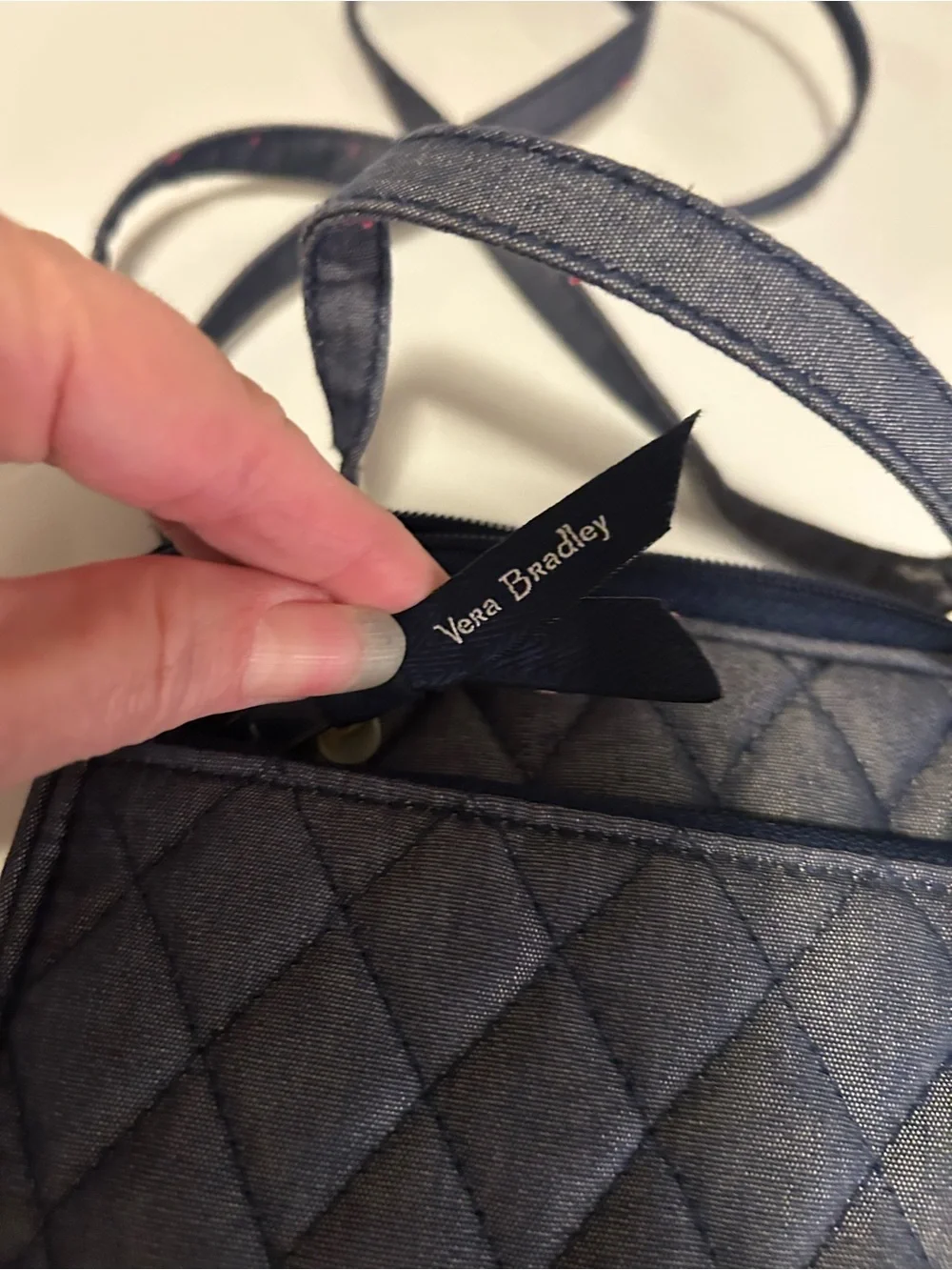 Vera Bradley compact quilted
